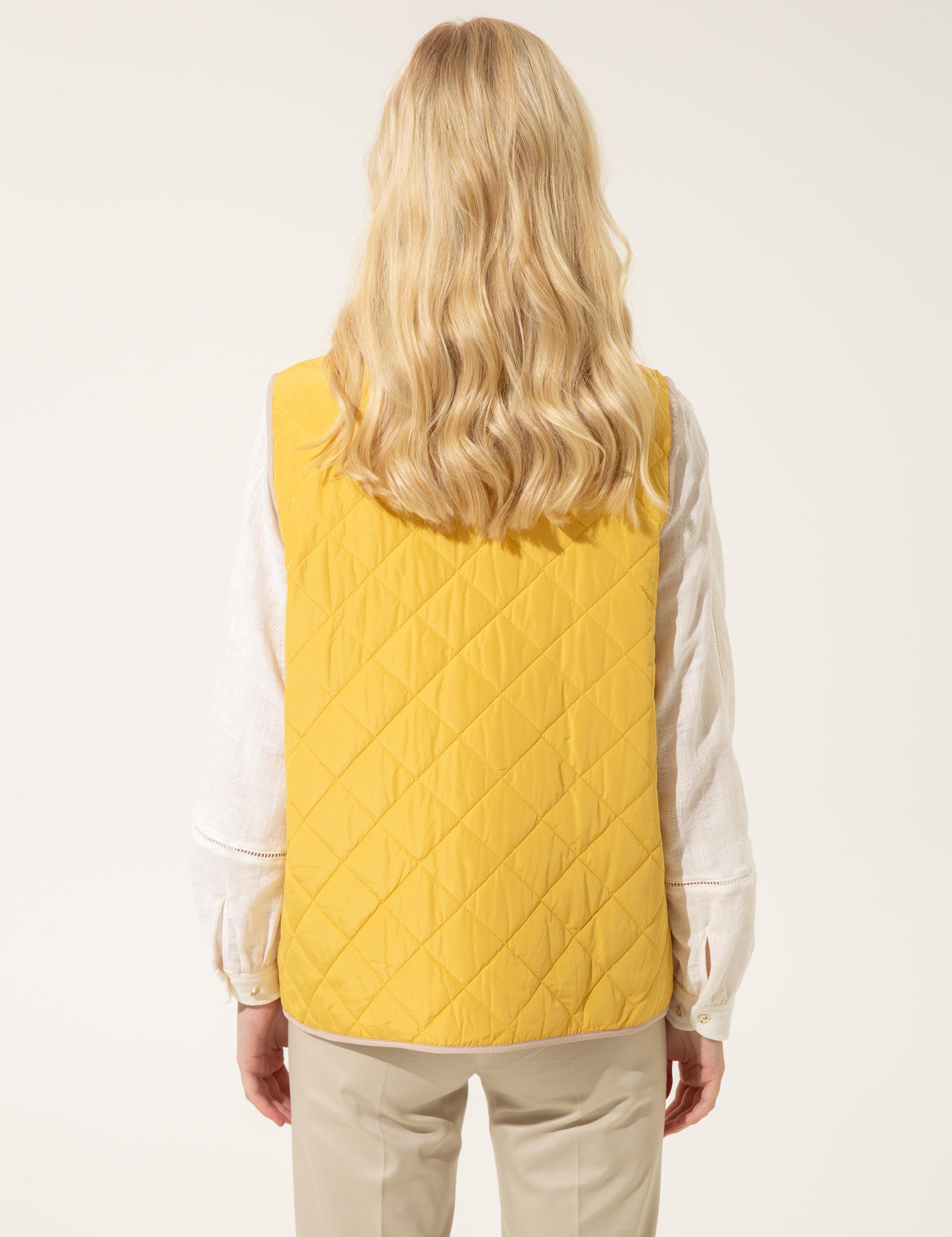 Neon Sarı Crop Top Yelek