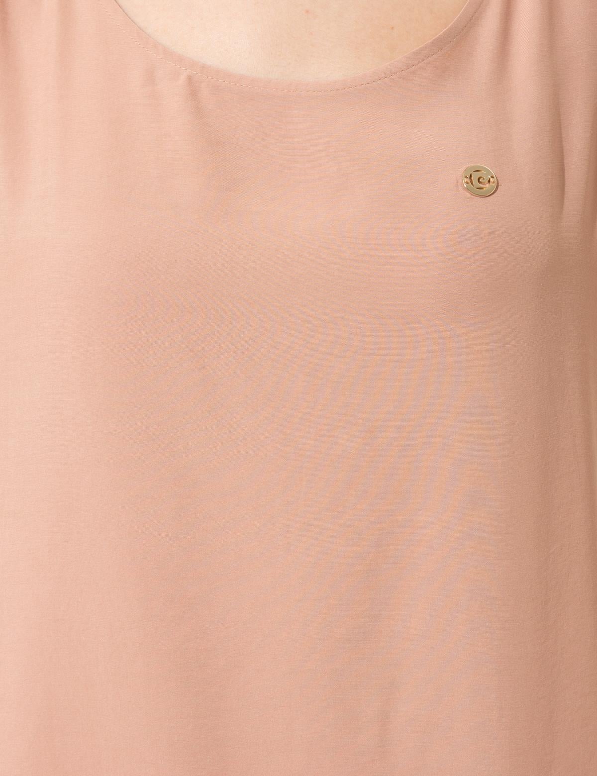 Pudra Regular Fit Kolsuz Bluz - 50246370033