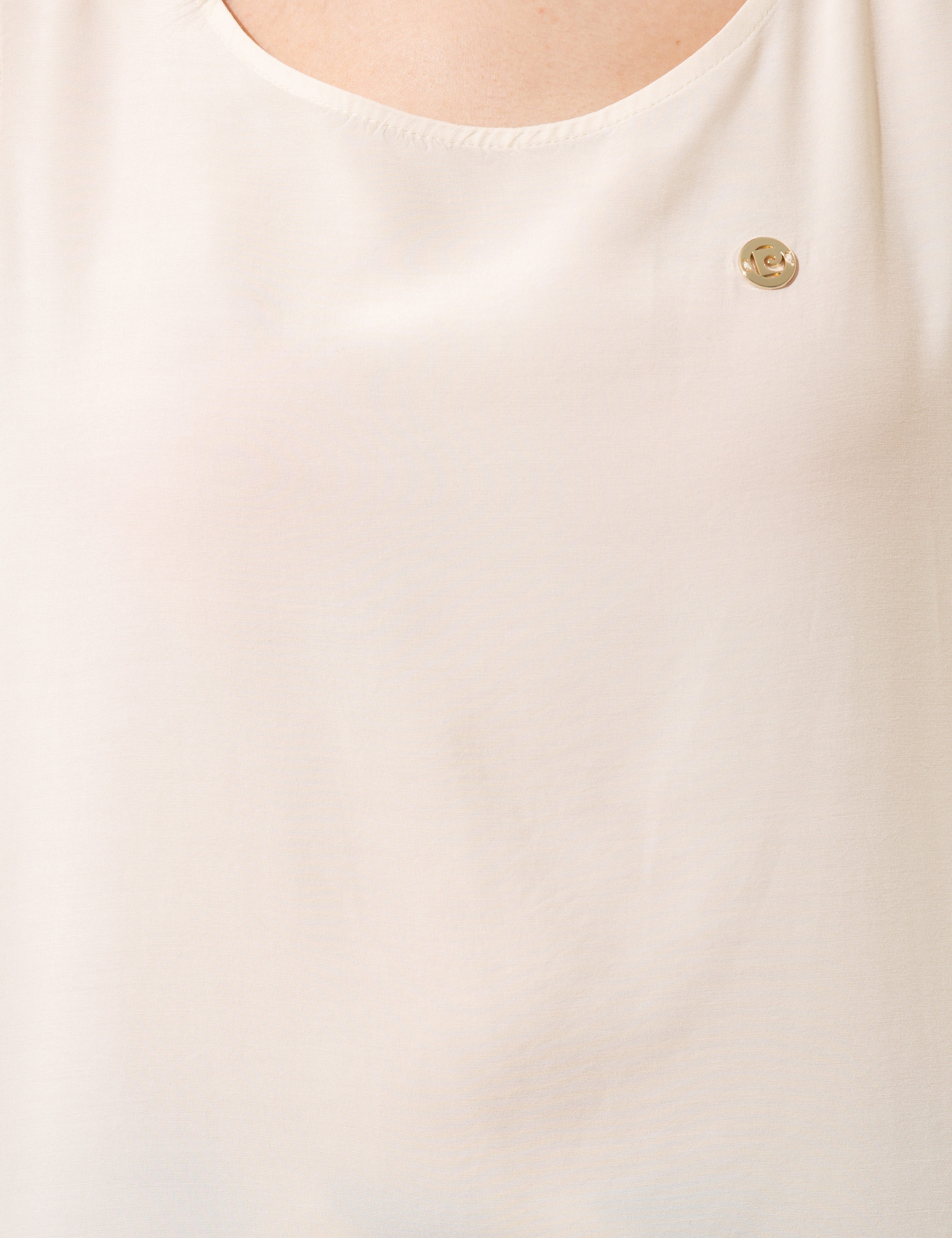 Kum Regular Fit Kolsuz Bluz - Image 6
