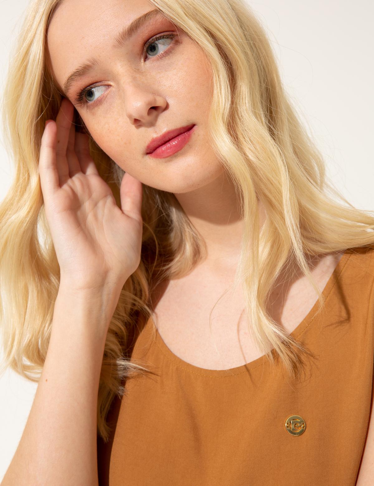 Taba Regular Fit Kolsuz Bluz - 50246370058