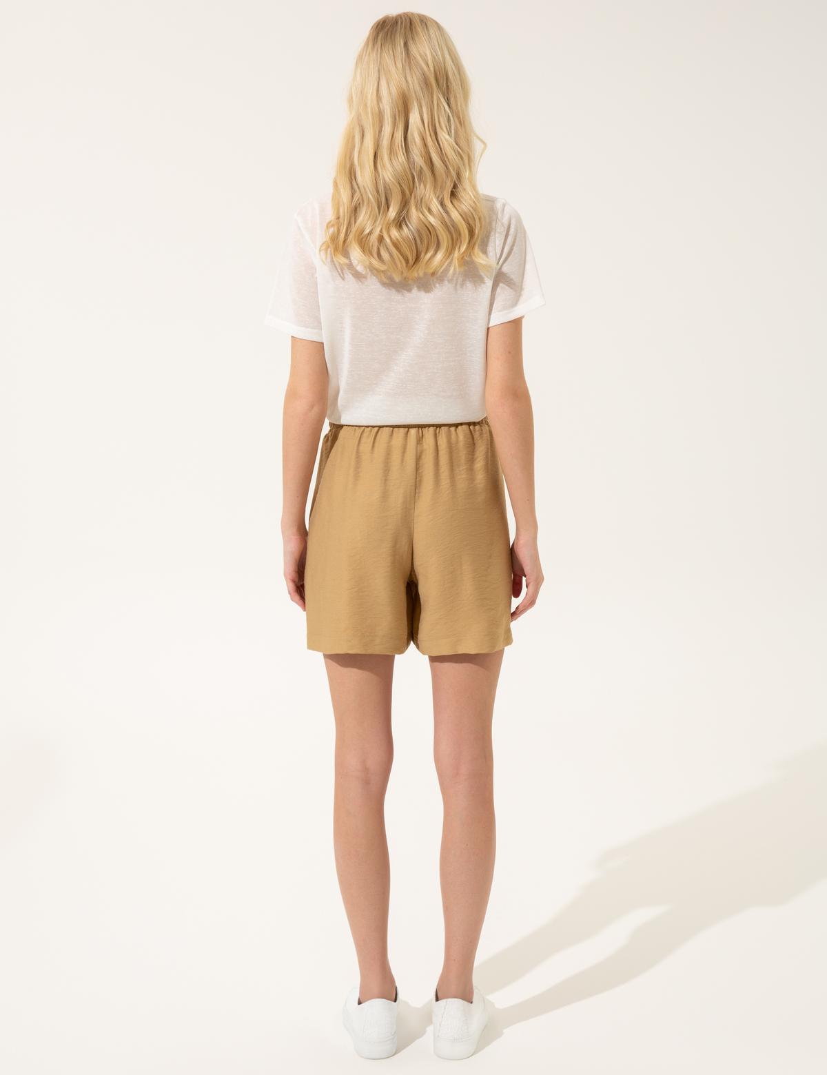 Camel Bermuda Şort - 50251768004