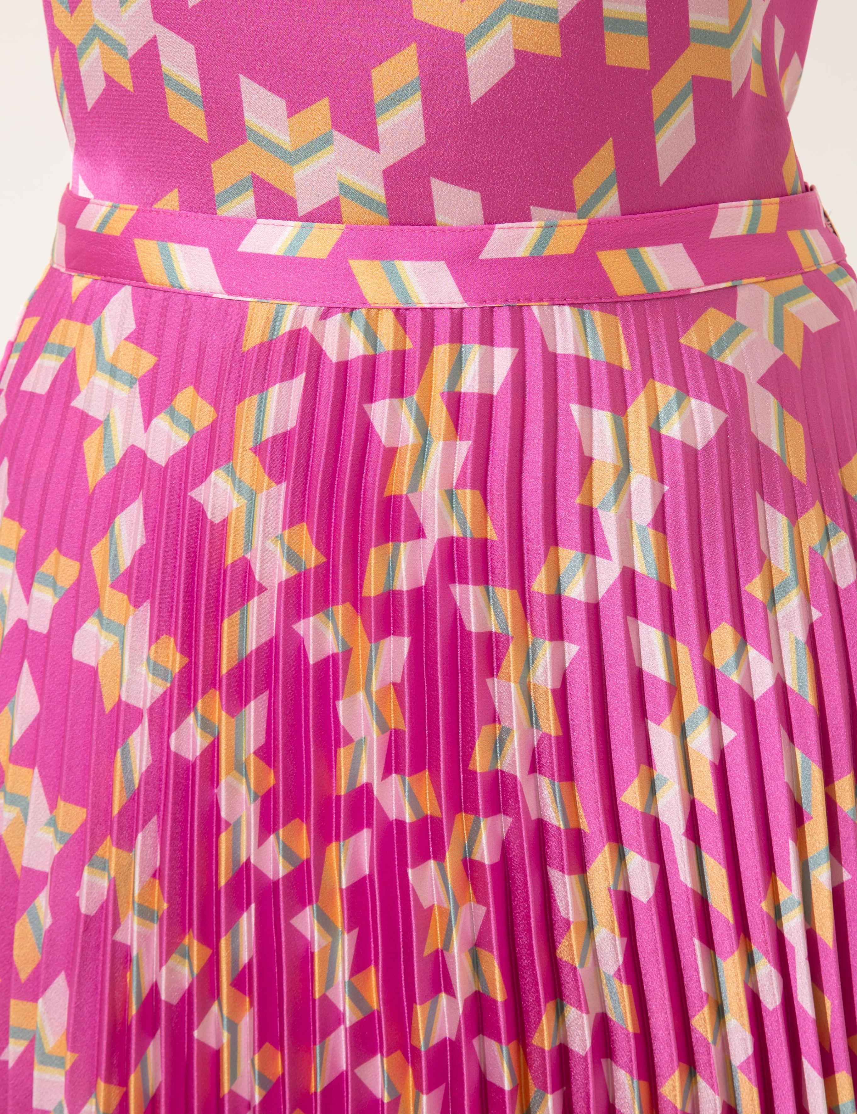 Menekşe Pileli Etek