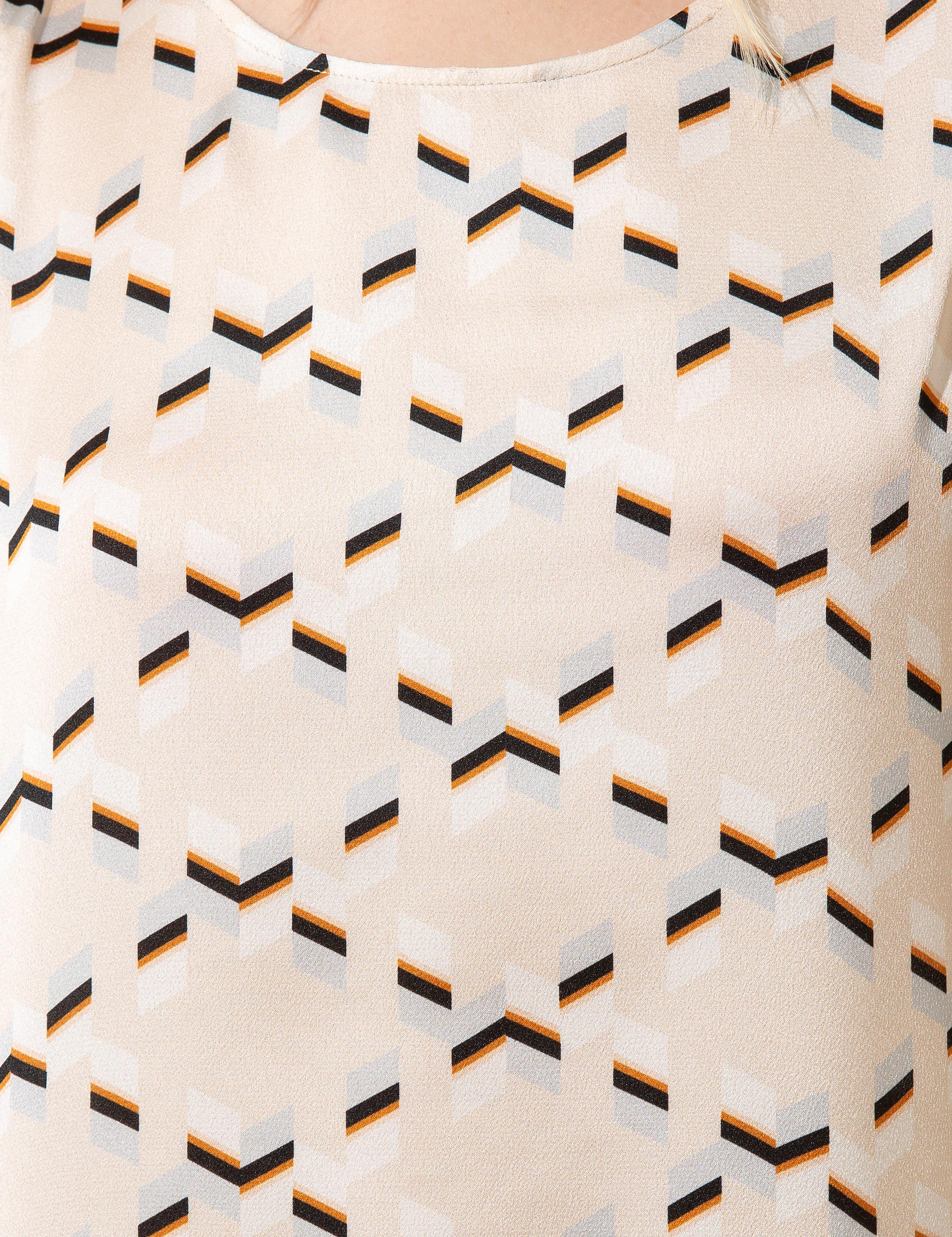 Bej Saten Kolsuz Bluz