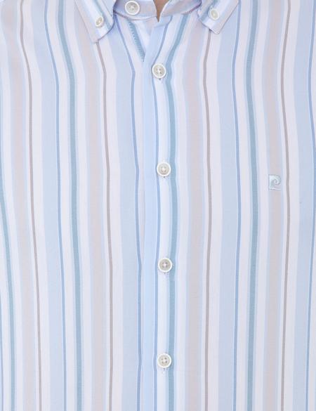 Açık Mavi Slim Fit Uzun Kollu Gömlek - 50251227007