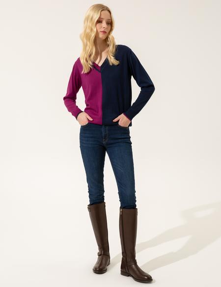 Menekşe Regular Fit Kazak - 50244892006