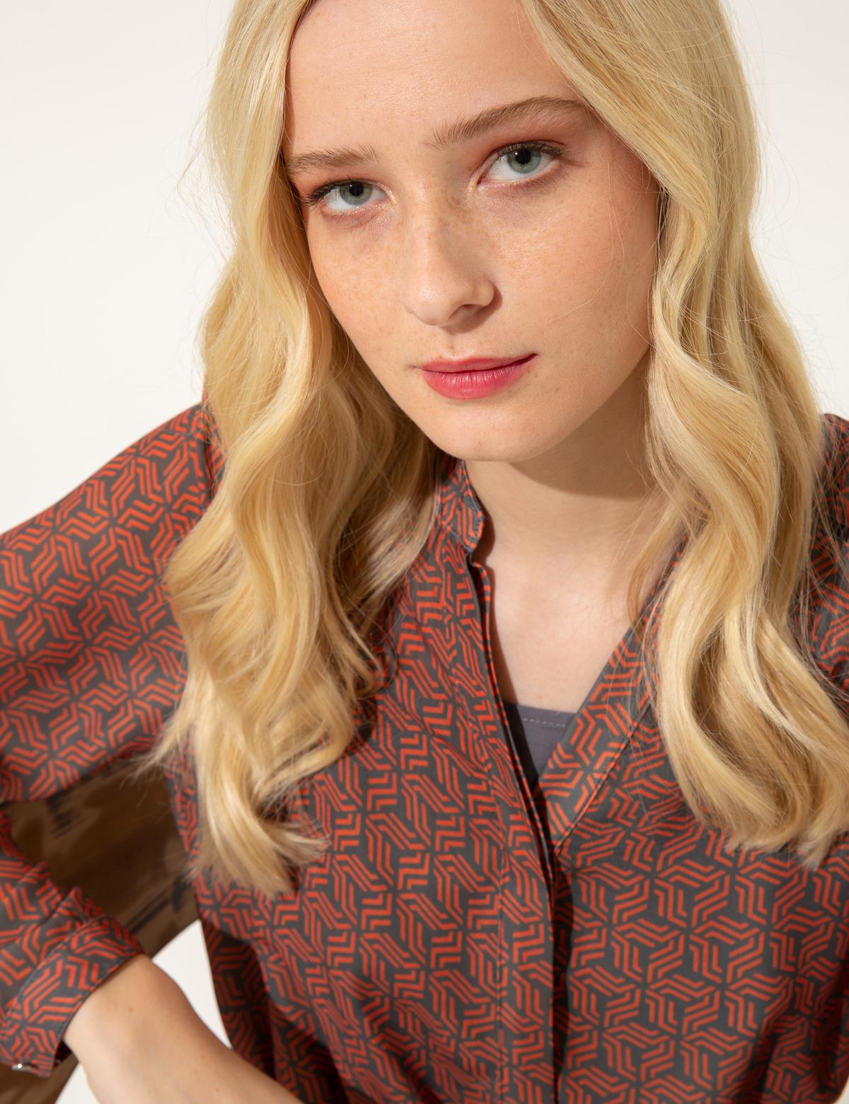 Gri Dokuma Elbise - 50244999001