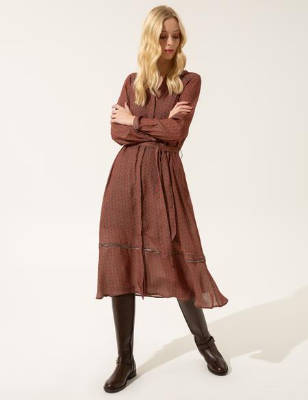 Gri Dokuma Elbise - 50244999001