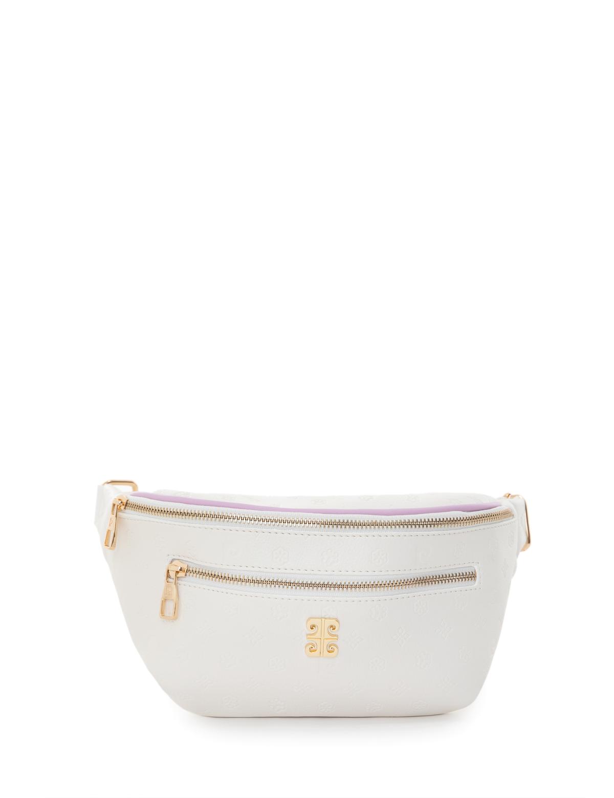 Beyaz Bel Çantası - 50260482002