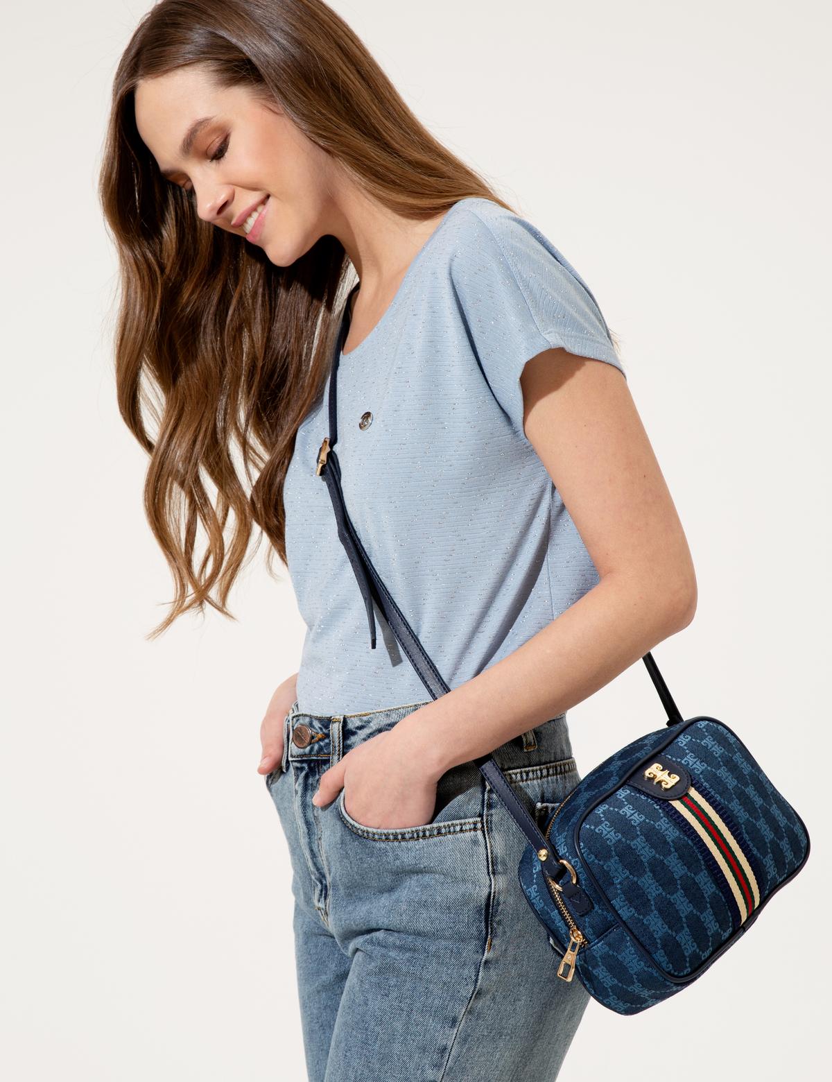 İndigo Çapraz Çanta