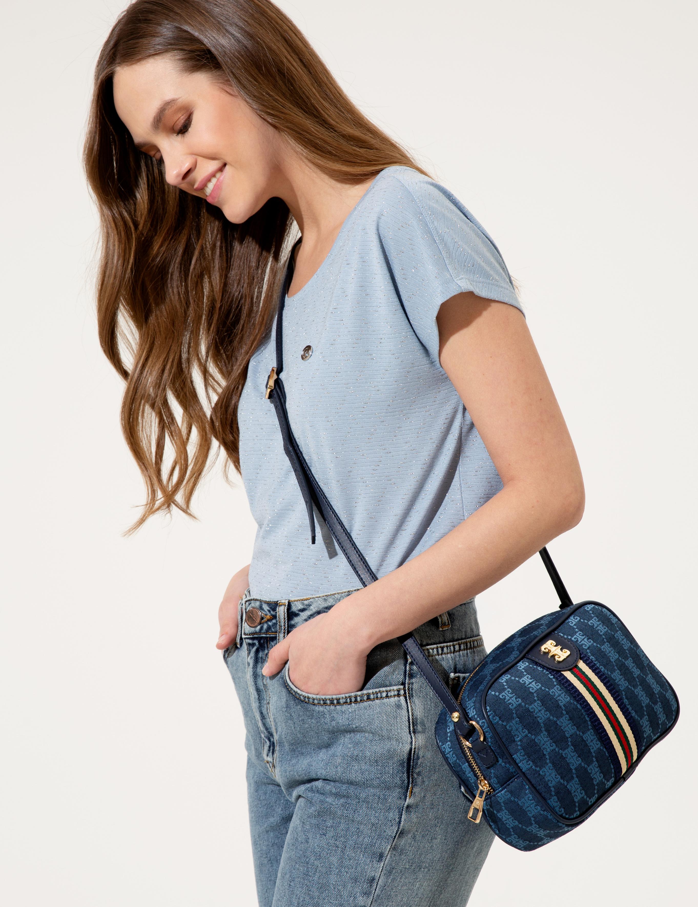 İndigo Çapraz Çanta