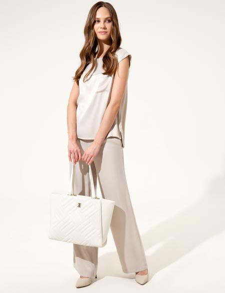 Beyaz Omuz Çantası - 50260503002