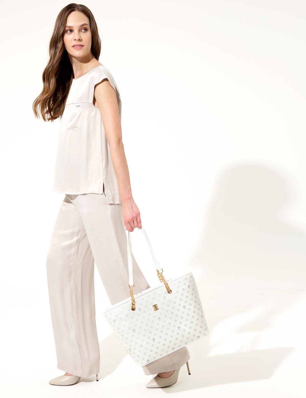 Beyaz Omuz Çantası