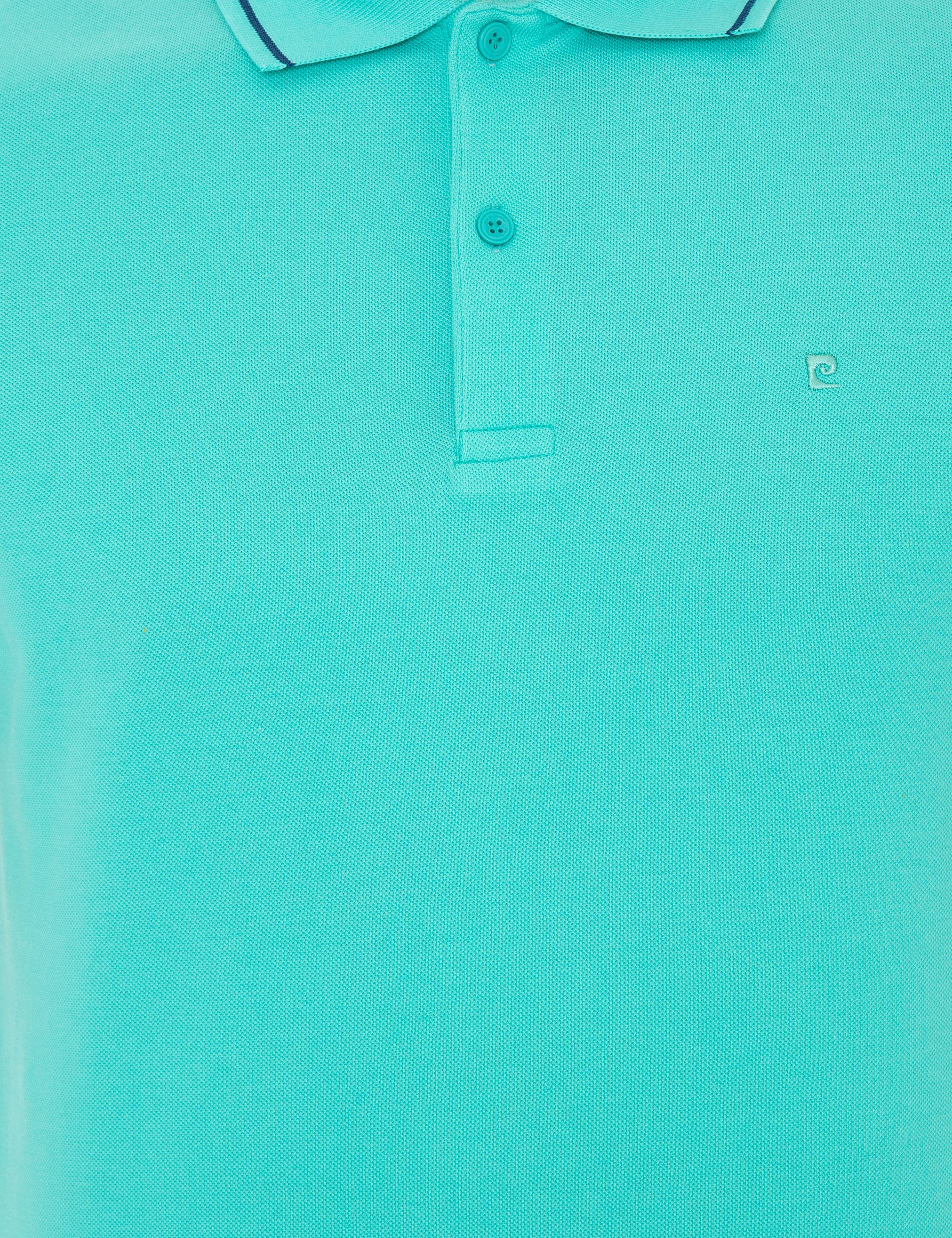 Mint Slim Fit %100 Pamuk Polo Yaka Basic Tişört - Image 6