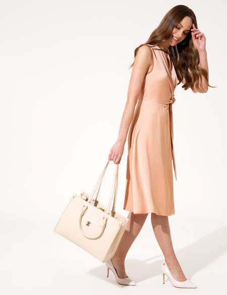 Bej Omuz Çantası - 50259314004