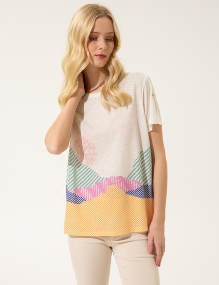 Beyaz Regular Fit Tişört - 50246081007