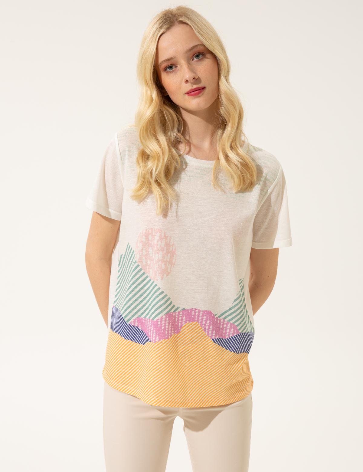 Beyaz Regular Fit Tişört