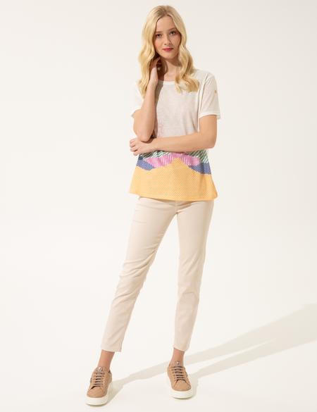 Beyaz Regular Fit Tişört - 50246081007