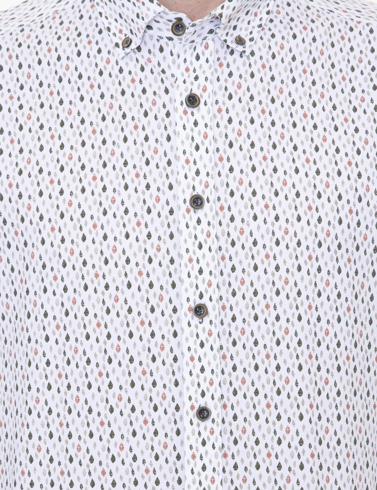 Haki Slim Fit Uzun Kollu Gömlek - 50249764016