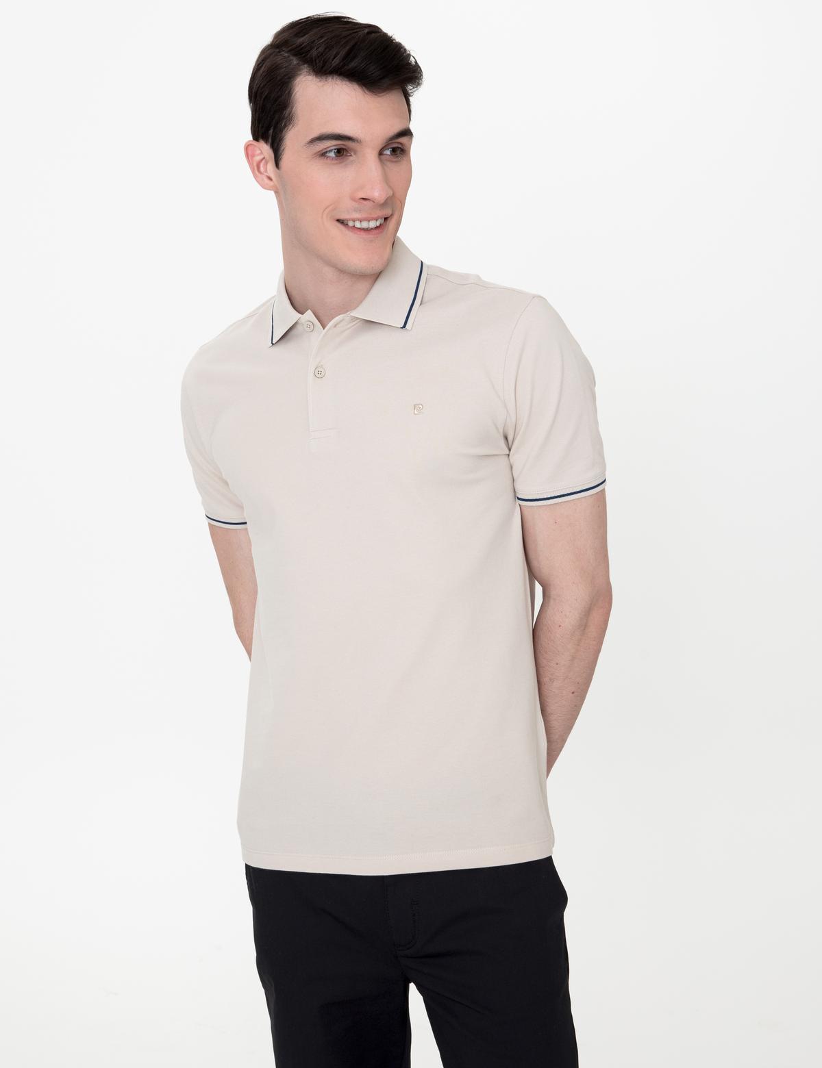 Taş Slim Fit Polo Yaka Basic Tişört - 50252448053