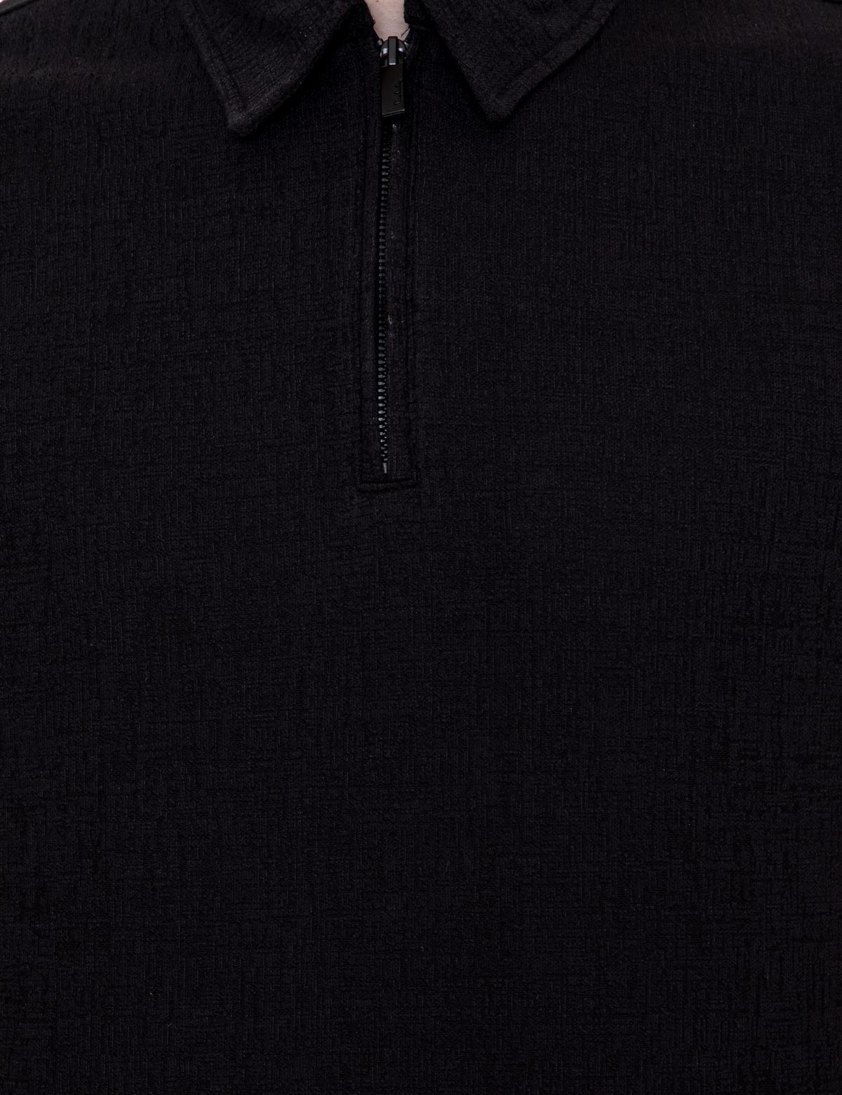 Siyah Slim Fit Polo Yaka Tişört - 50251665015