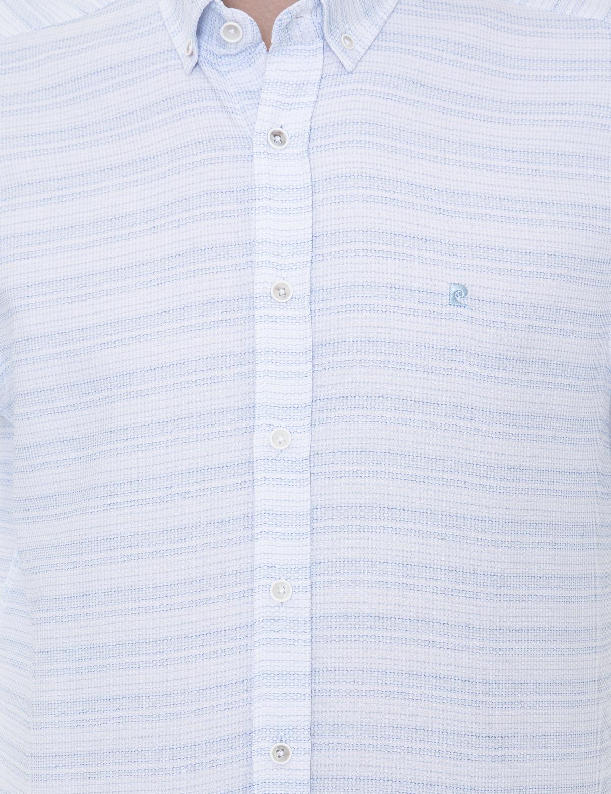 Açık Mavi Slim Fit Uzun Kollu Gömlek - 50247126001