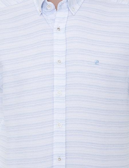 Açık Mavi Slim Fit Uzun Kollu Gömlek - 50247126001