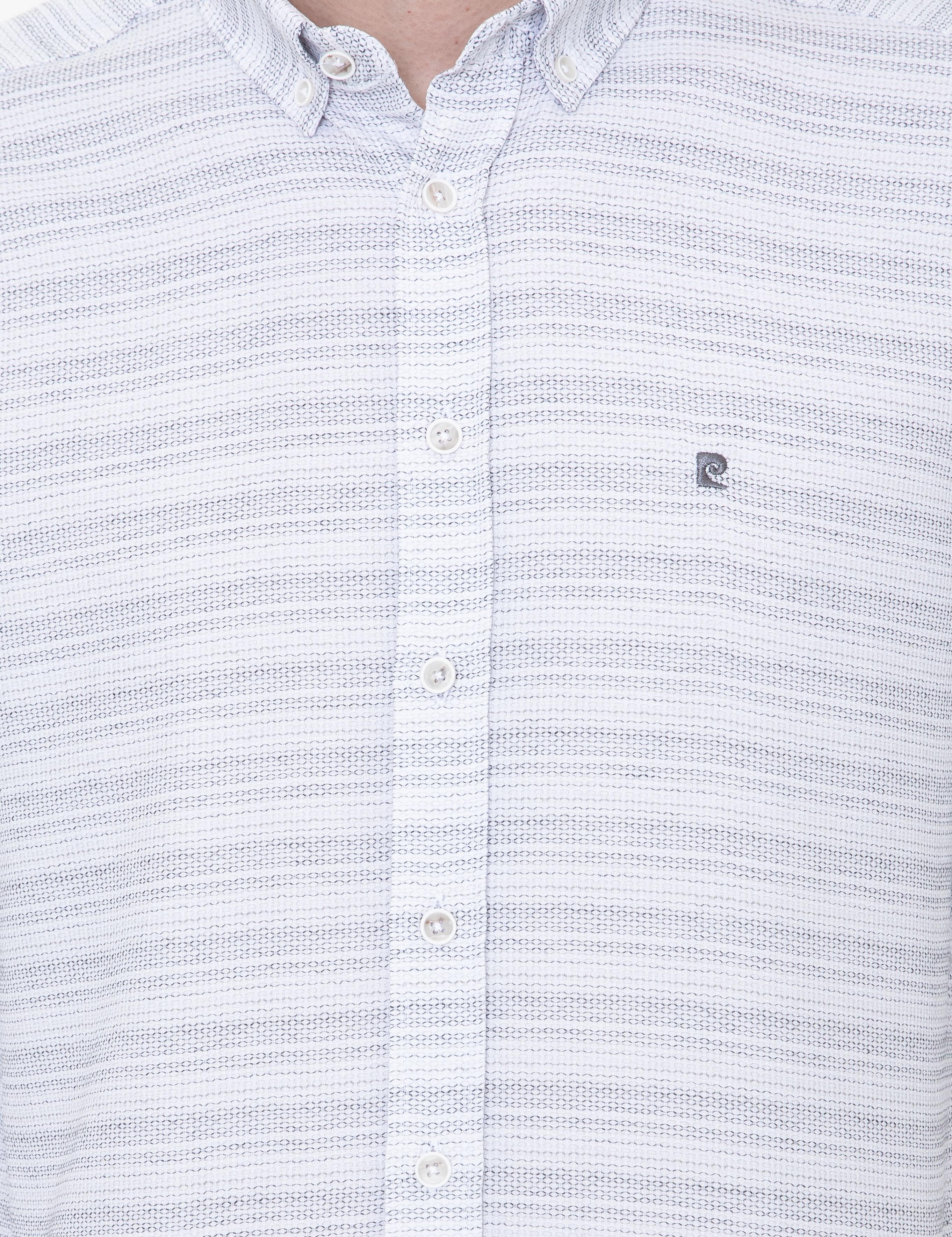 Antrasit Slim Fit Uzun Kollu Gömlek