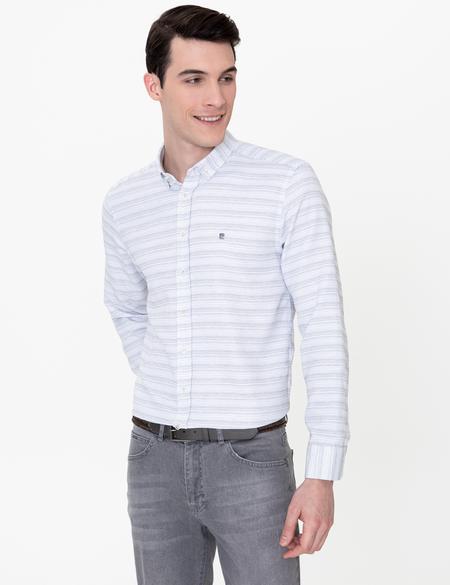 Antrasit Slim Fit Uzun Kollu Gömlek - 50247126032