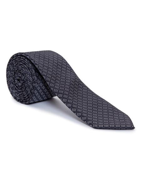 Siyah 3'lü Kravat Mendil Set - 50252878001