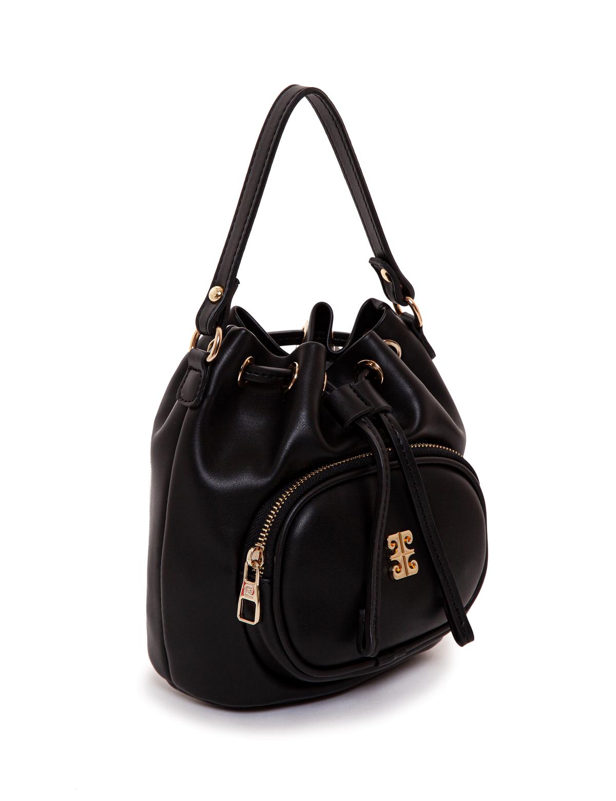 Siyah Büzgülü Çanta - 50260523001