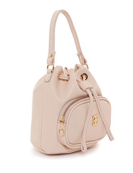 Bej Büzgülü Çanta - 50260523005