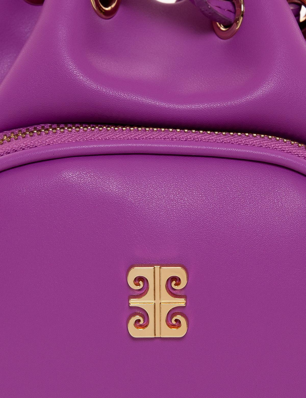 Menekşe Büzgülü Çanta - 50260523007