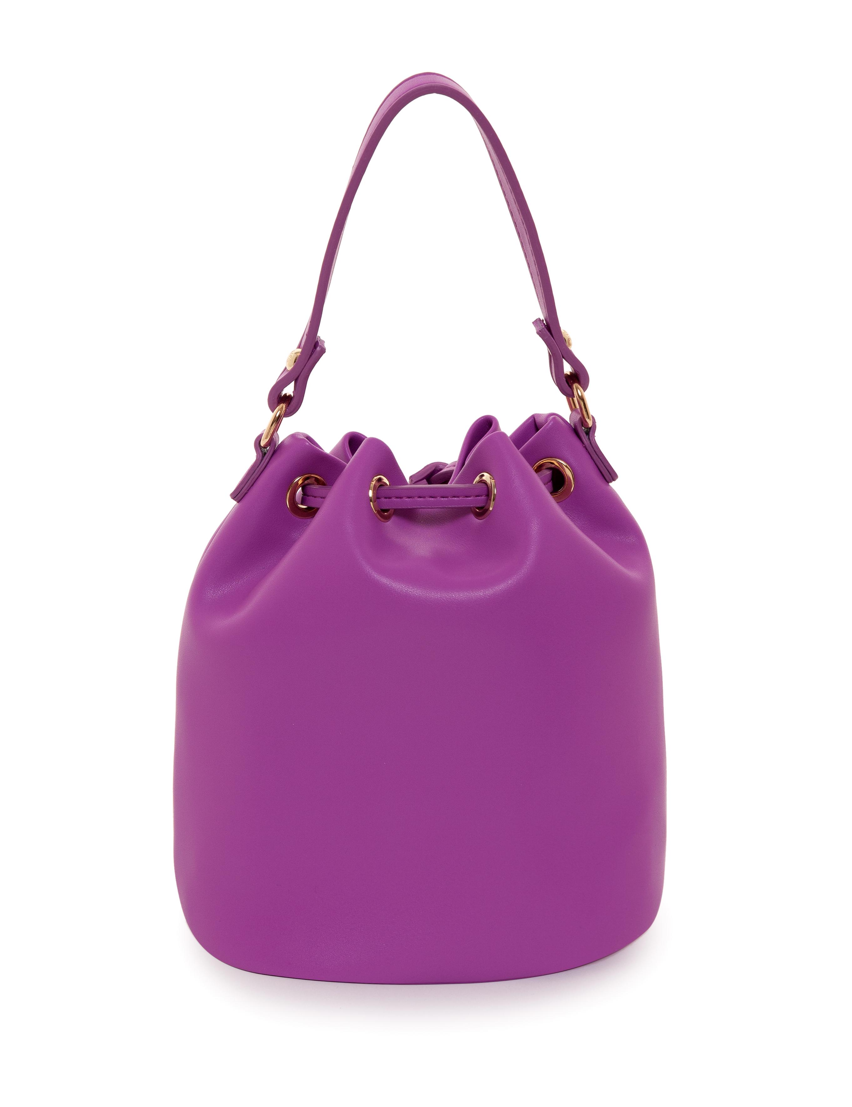 Menekşe Büzgülü Çanta