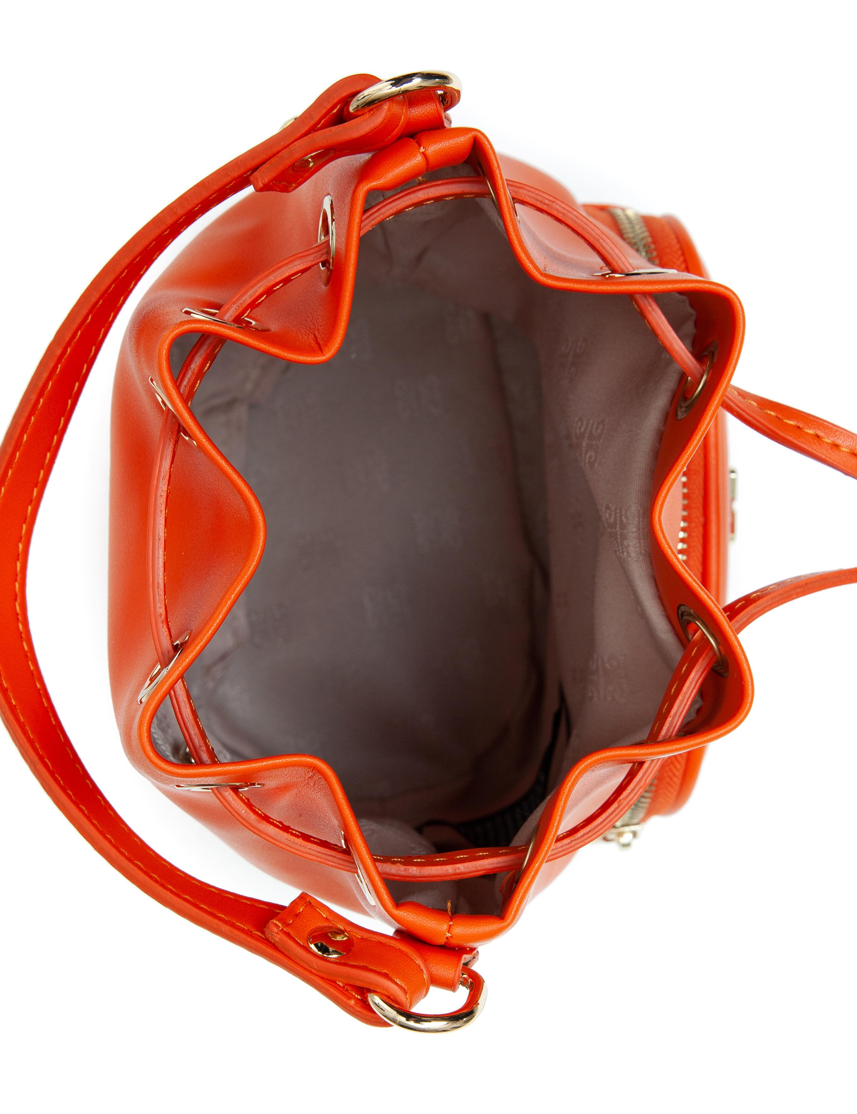 Turuncu Büzgülü Çanta