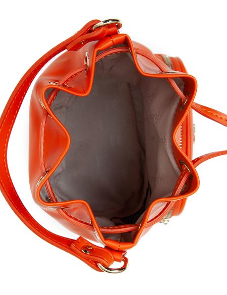 Turuncu Büzgülü Çanta - 50260523008