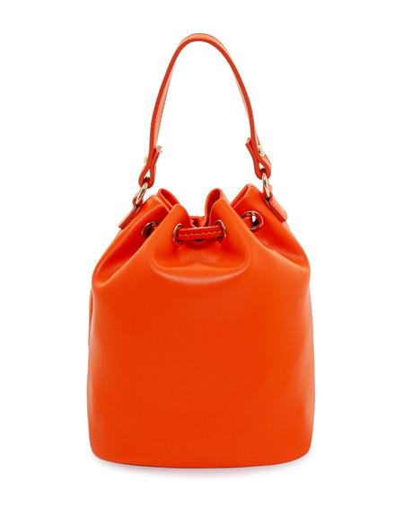 Turuncu Büzgülü Çanta - 50260523008