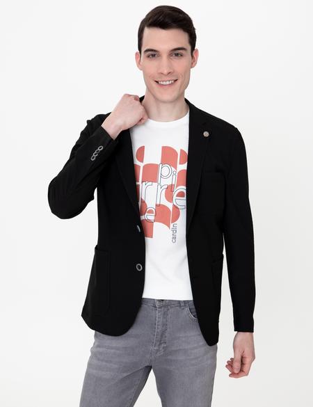 Siyah Ex. Slim Fit Ceket - 50247506056
