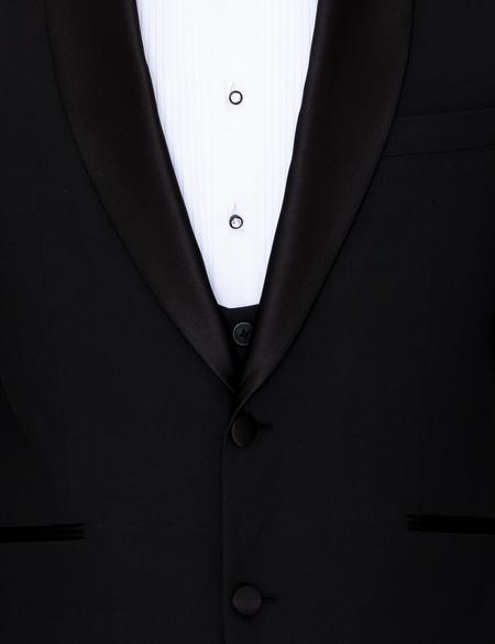 Siyah Yelekli Damatlık Smokin - 50253487005