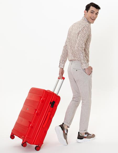 Kırmızı Büyük Boy Valiz - 50257979002