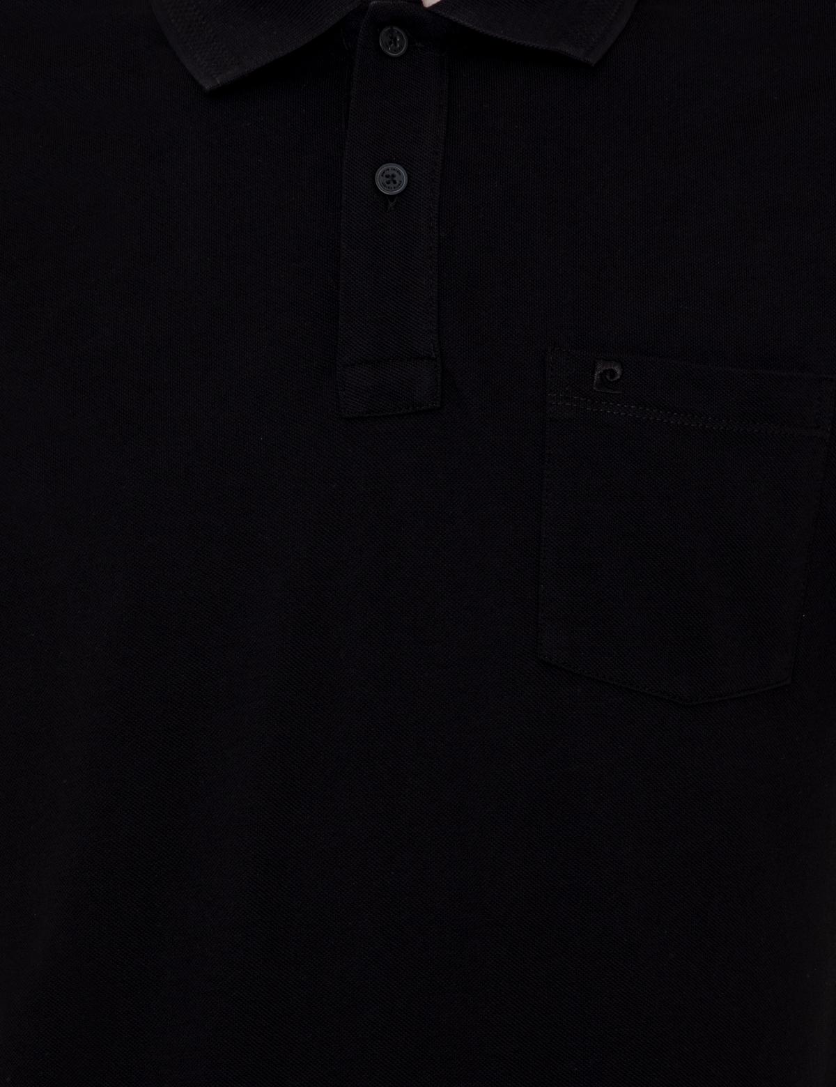 Siyah Regular Fit Polo Yaka Basic Tişört - 50250209048