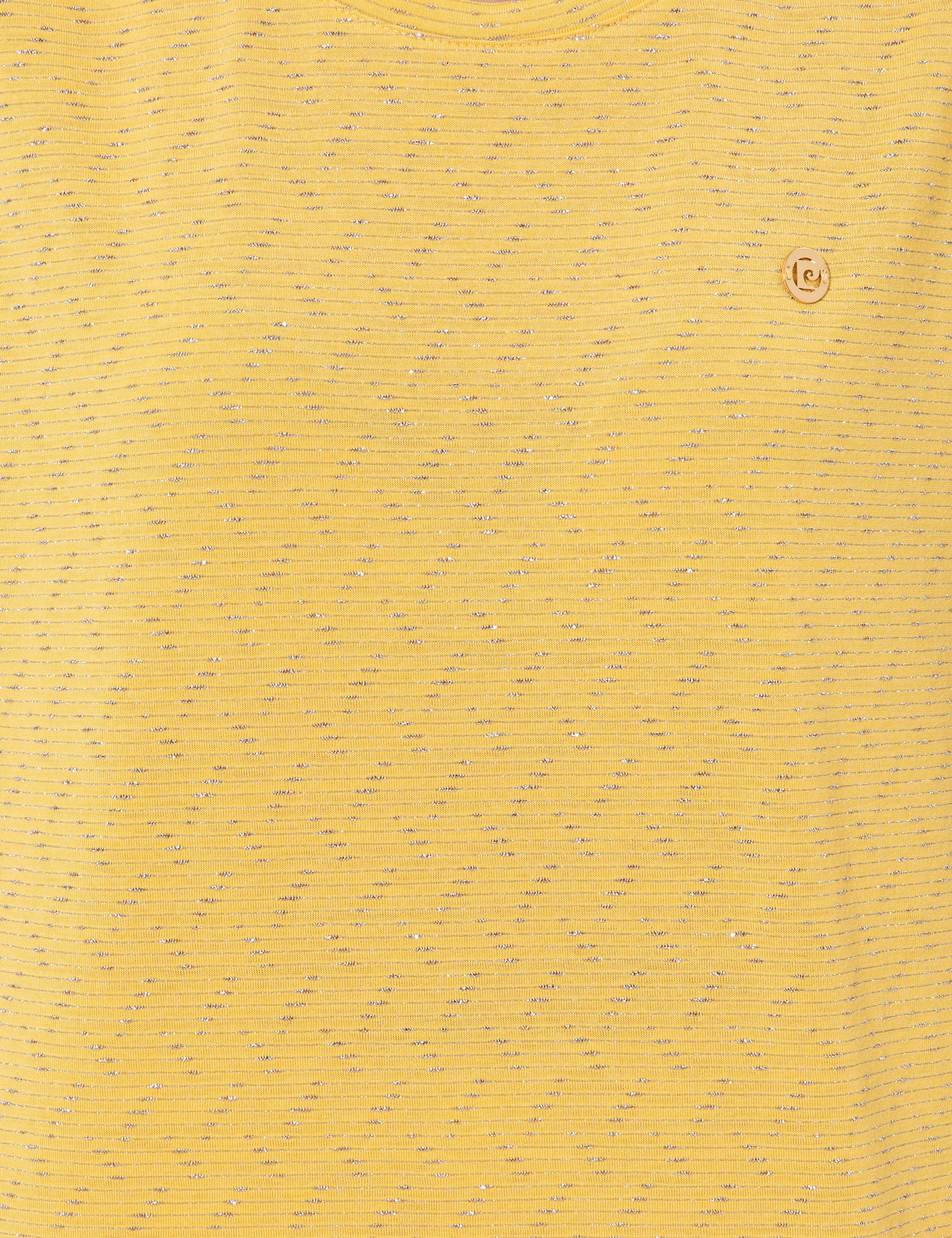 Sarı Comfort Fit Tişört - Image 7