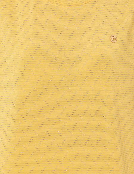 Sarı Comfort Fit Tişört - 50246274043