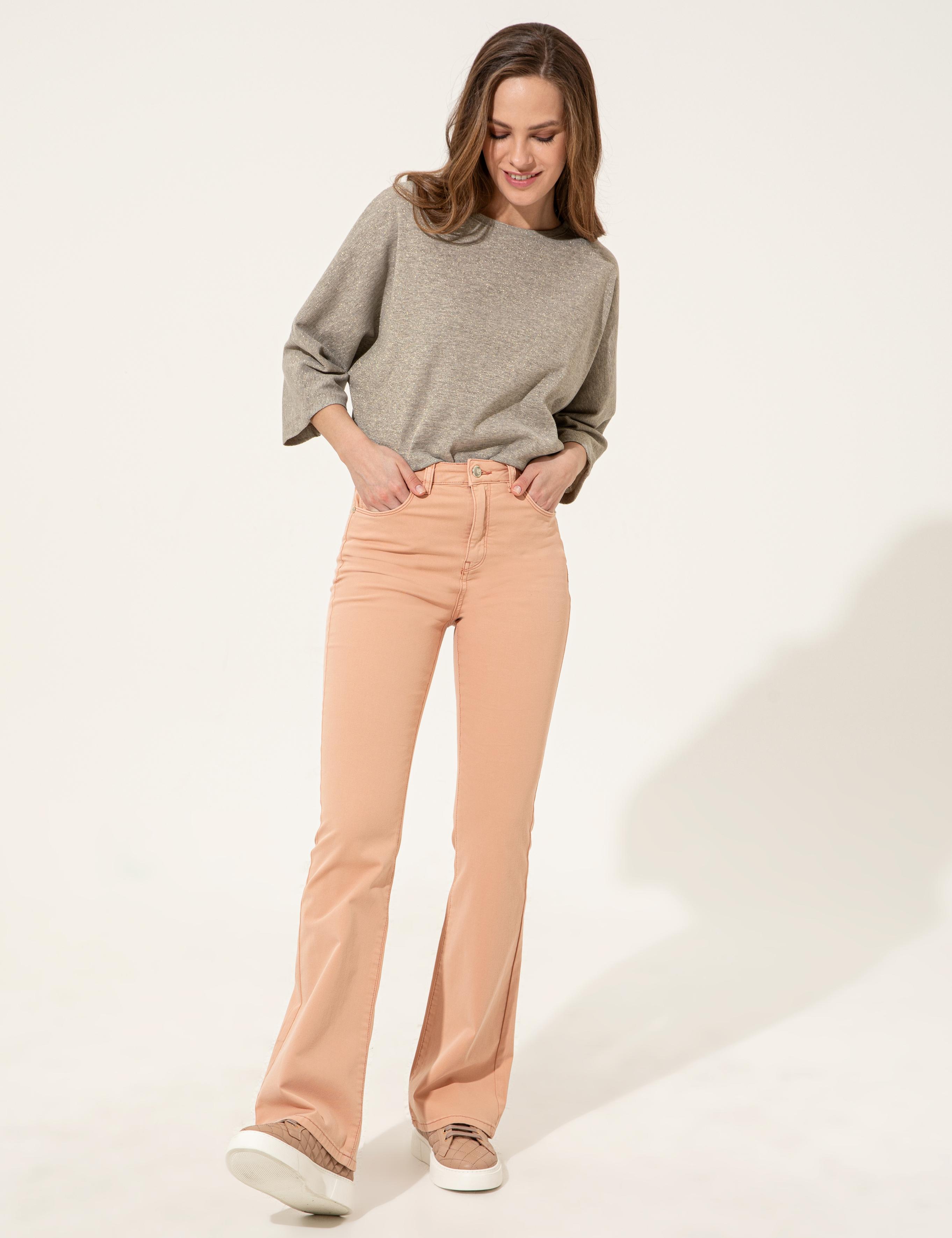 Gri Melanj Comfort Fit Tişört