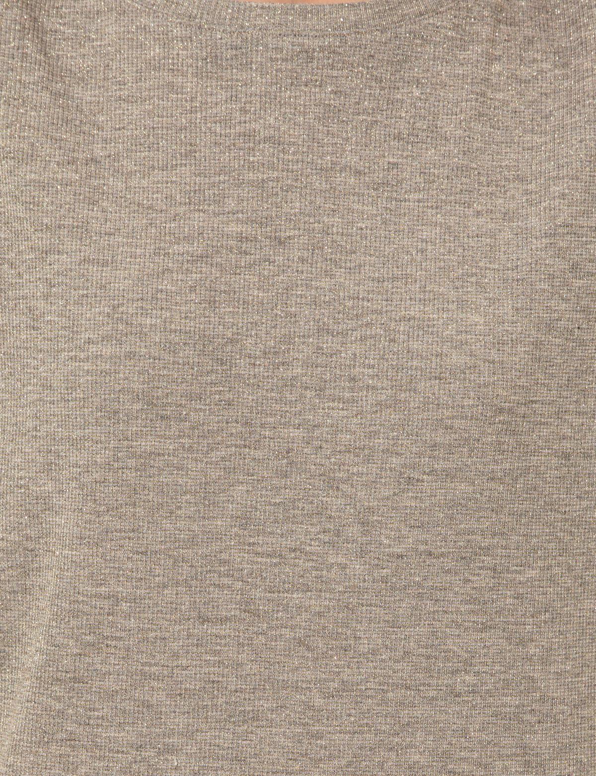 Gri Melanj Comfort Fit Tişört - 50246213003