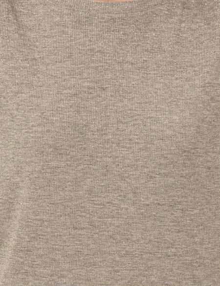 Gri Melanj Comfort Fit Tişört - 50246213003