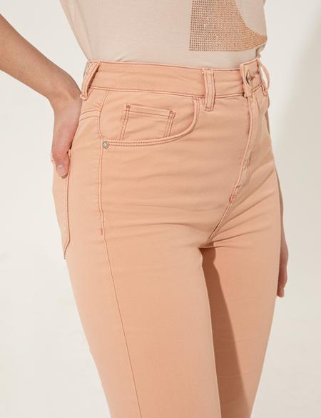 Pudra Skinny Flare Jean Pantolon - 50247699003