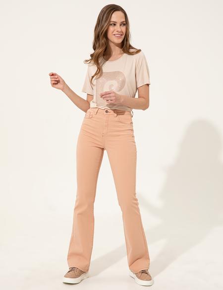 Pudra Skinny Flare Jean Pantolon - 50247699003