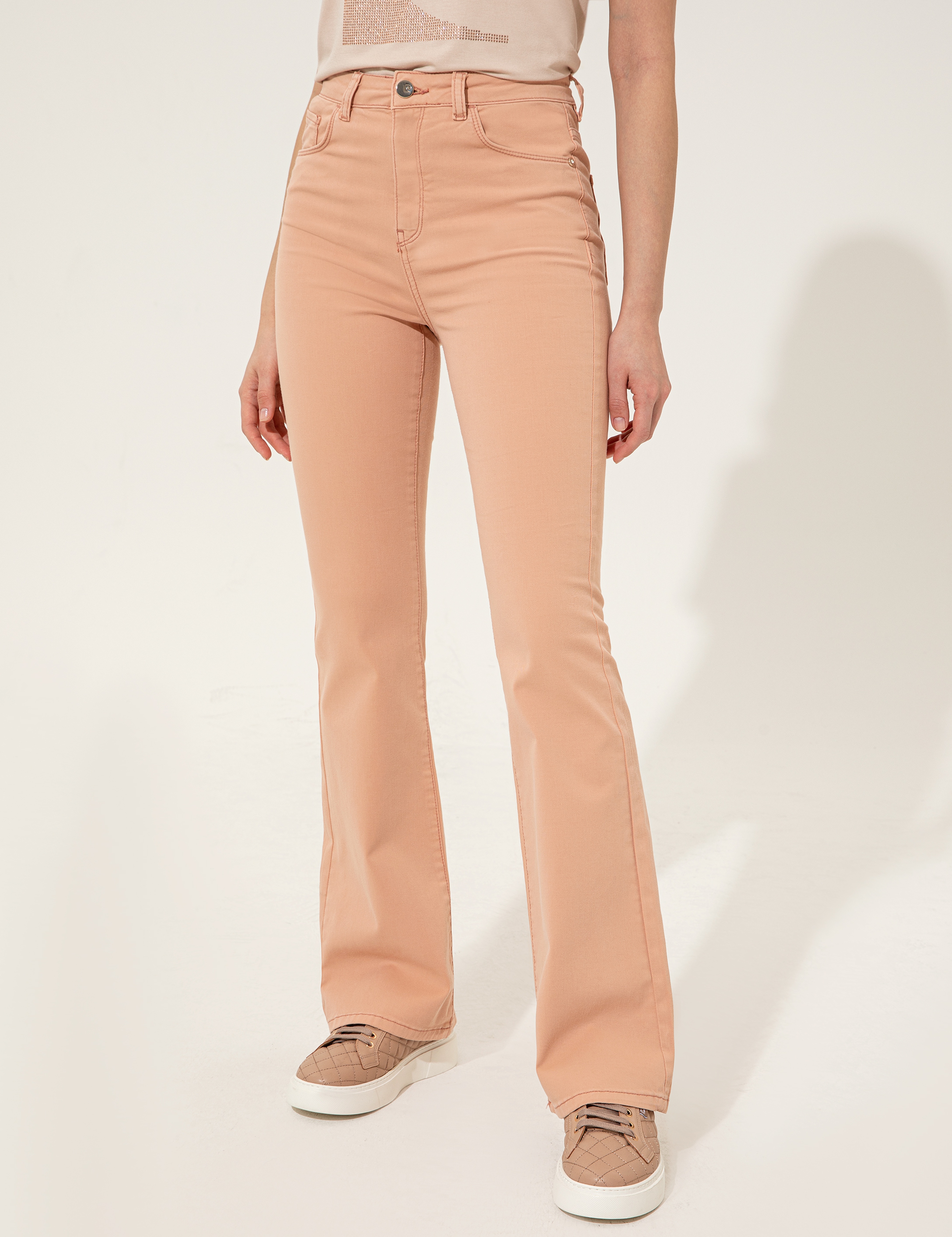 Pudra Skinny Flare Jean Pantolon - Image 2