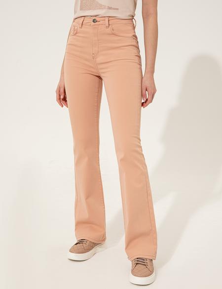 Pudra Skinny Flare Jean Pantolon - 50247699003