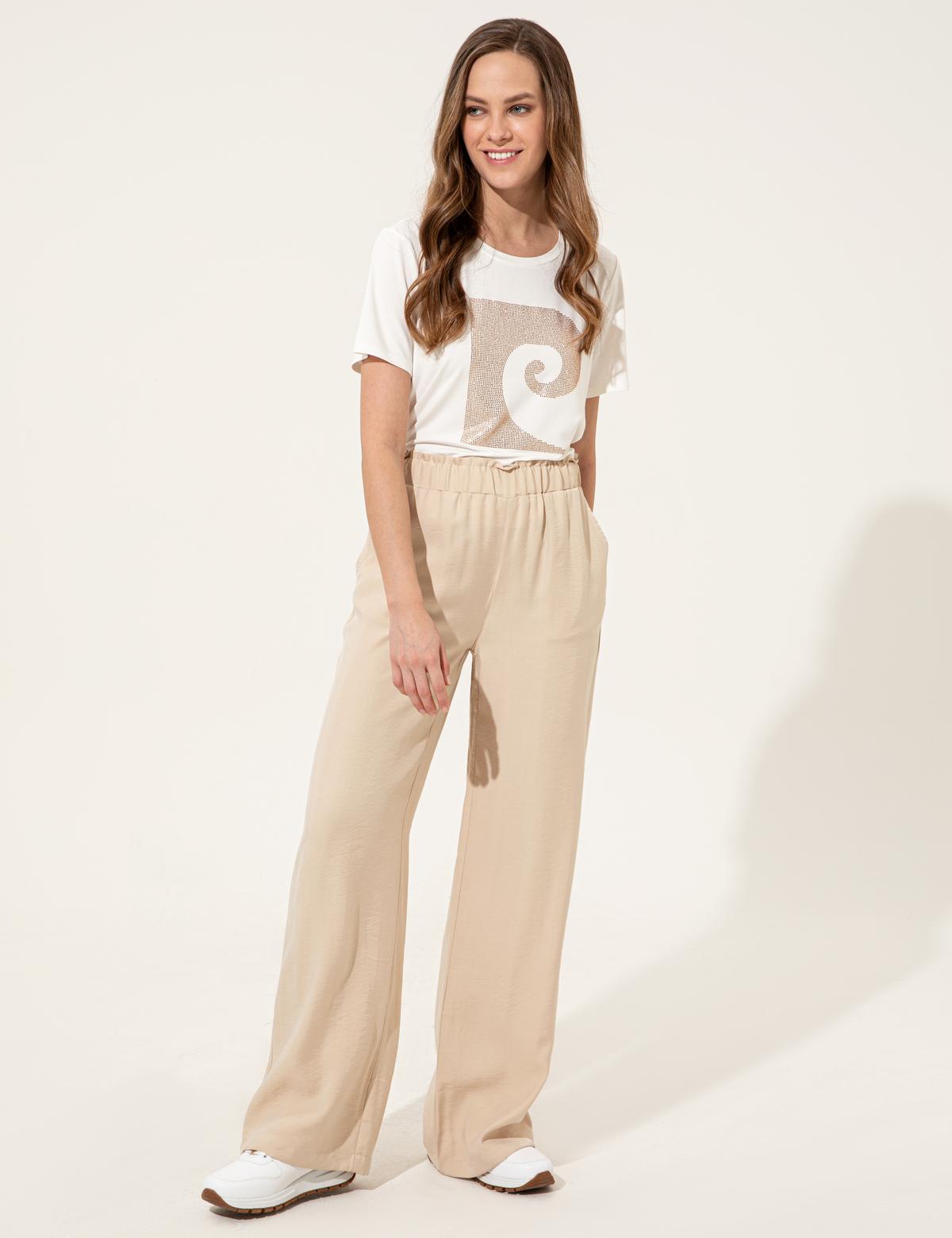 Bej Dad Fit Kanvas Pantolon - 50246188028